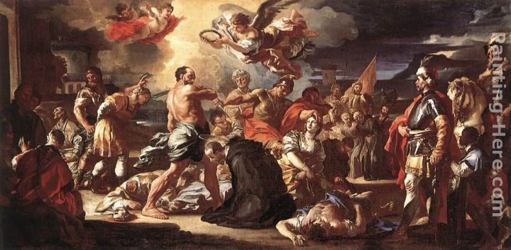 Francesco Solimena The Martyrdom of Sts Placidus and Flavia